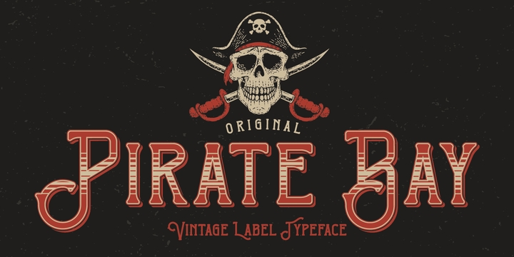 Przykładowa czcionka Pirate Bay #1